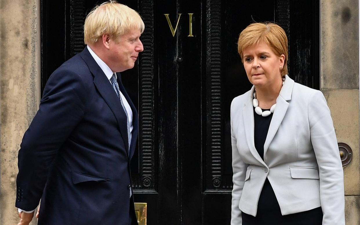 Nicola Sturgeon, Boris Johnson - Jeff J Mitchell/Getty Images