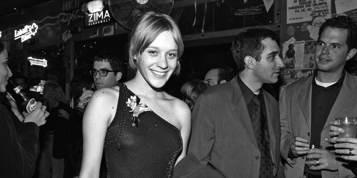 new york october 1996 american actress chloe sevigny poses for a photo at a party for the film trees lounge in october 1996 in new york city, new york photo by catherine mcganngetty images