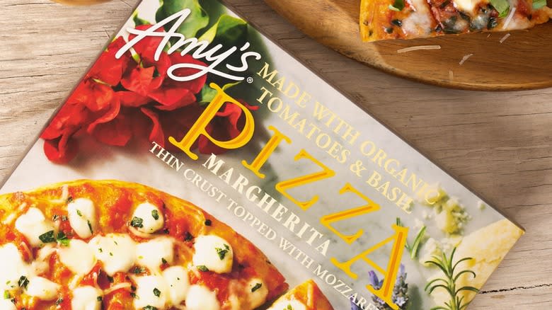 Amy's margherita pizza