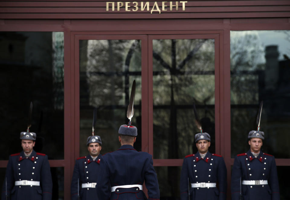 Bulgarian honor guard