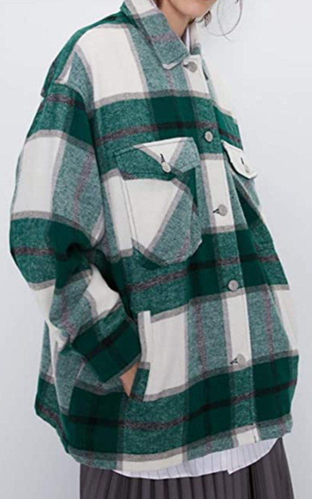 This Plaid Shacket on  Is About to Become a Staple in Your Fall  Wardrobe - Yahoo Sports