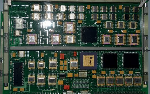 An inside look at the circuitry of the Zarya Guidance computer used on a 9M727 cruise missile, containing US-made parts - Rusi