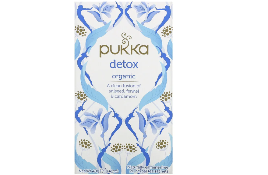 Detox, Caffeine-Free, 20 Sachets. PHOTO: Pukka