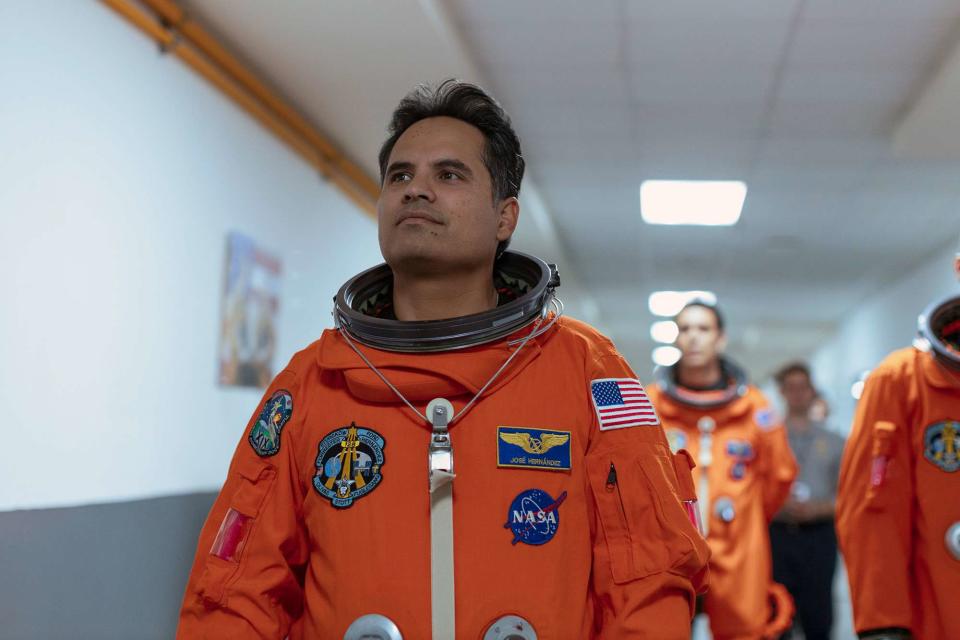 <p>Amazon Studios / courtesy Everett</p> Michael Pena in "A Million Miles Away"