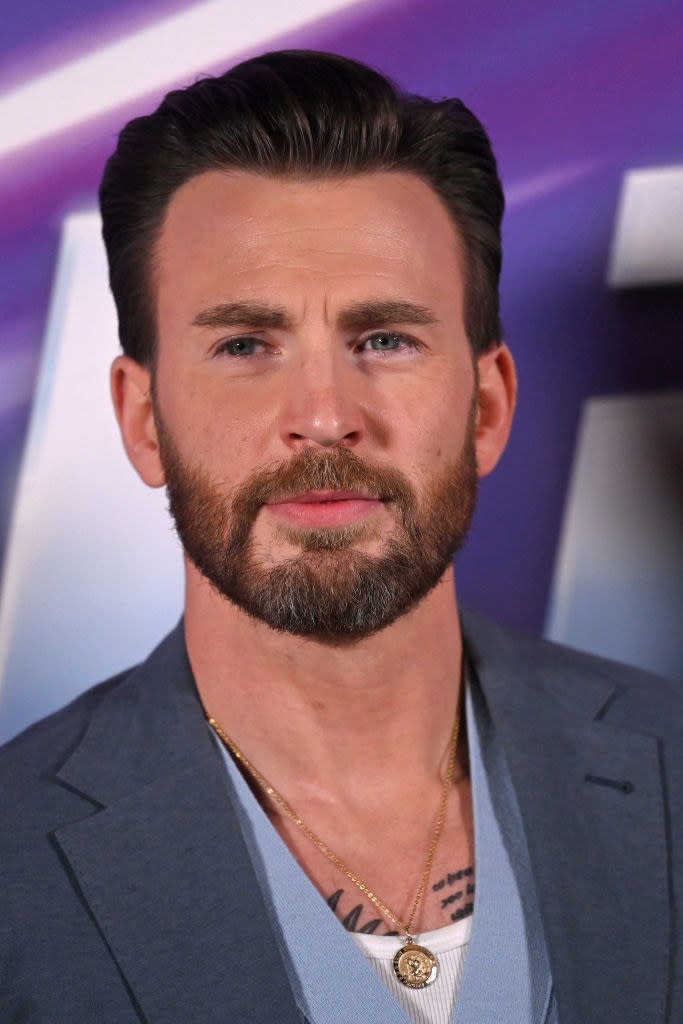 Closeup of Chris Evans