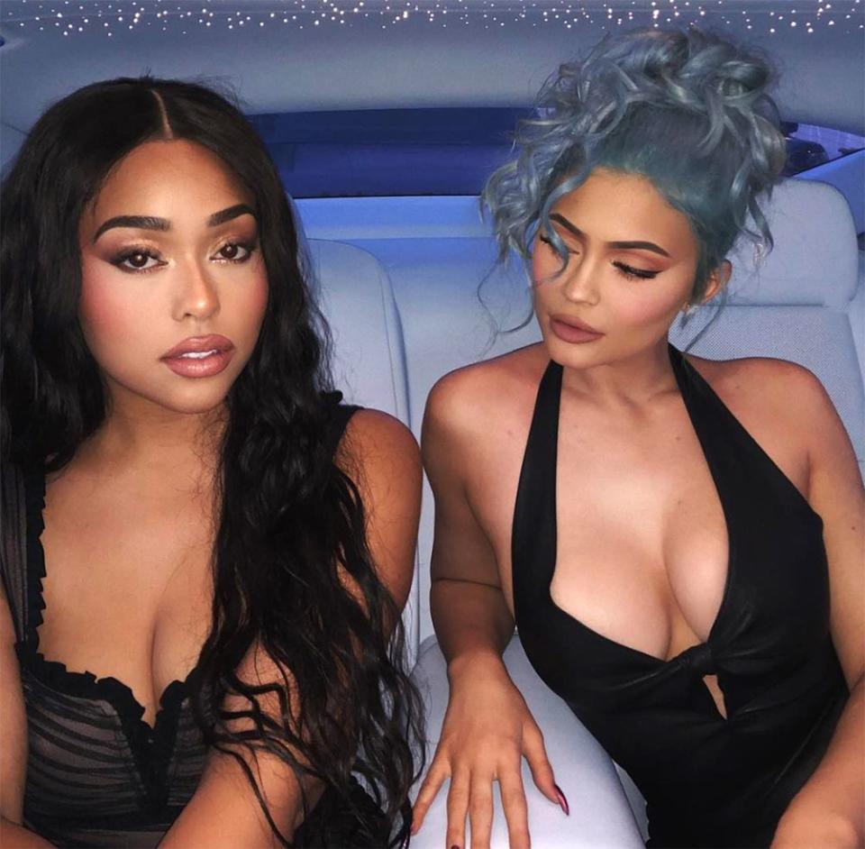 Jordyn Woods and Kylie Jenner