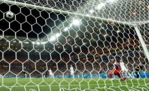 Soccer Football - World Cup - Group D - Iceland vs Croatia - Rostov Arena, Rostov-on-Don, Russia - June 26, 2018 Croatia's Ivan Perisic scores their second goal REUTERS/Albert Gea