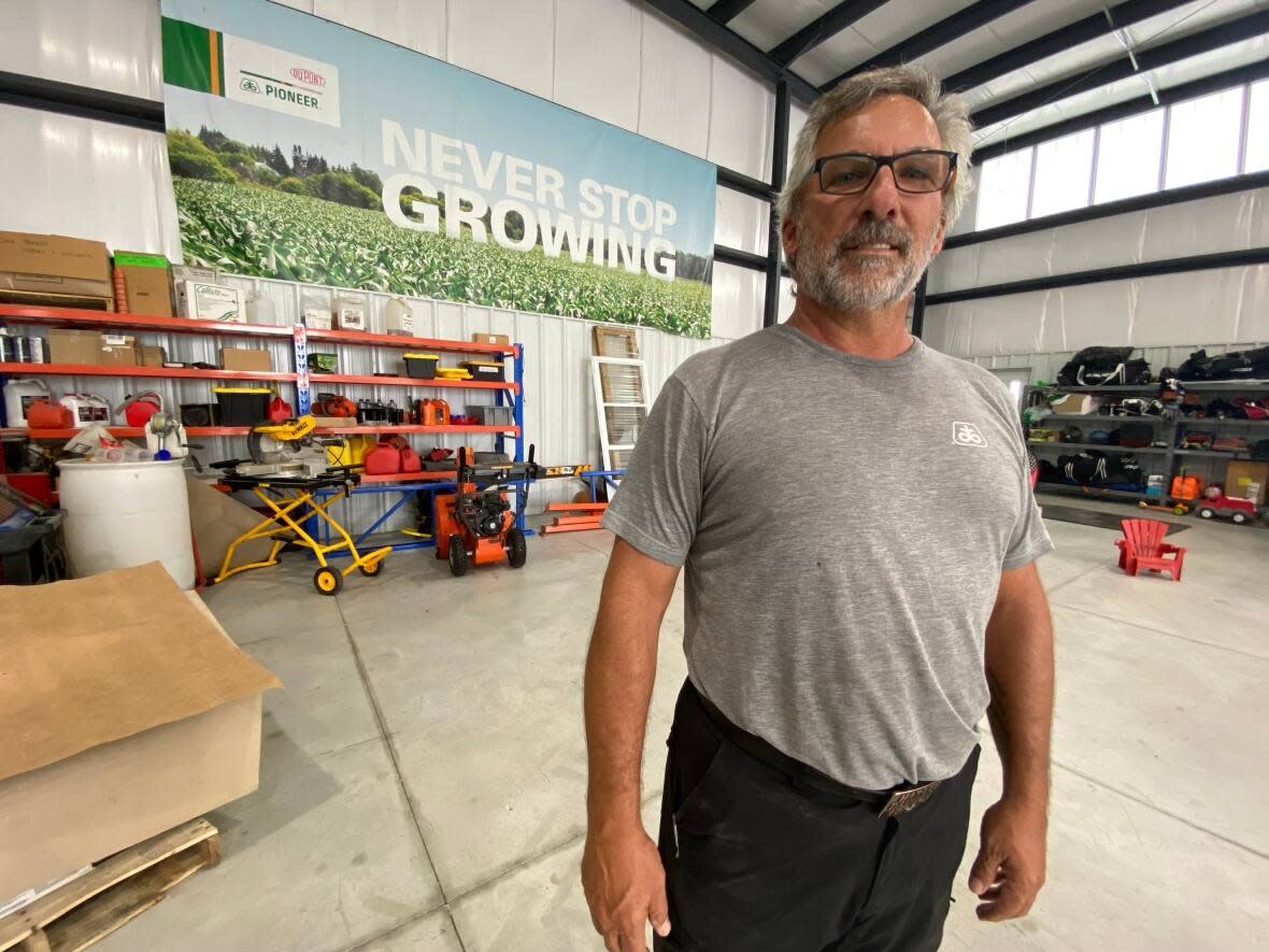 Leo Gilbeault is a farmer in Lakeshore, Ont., and president of the Essex County Federation of Agriculture. (Jason Viau/CBC - image credit)