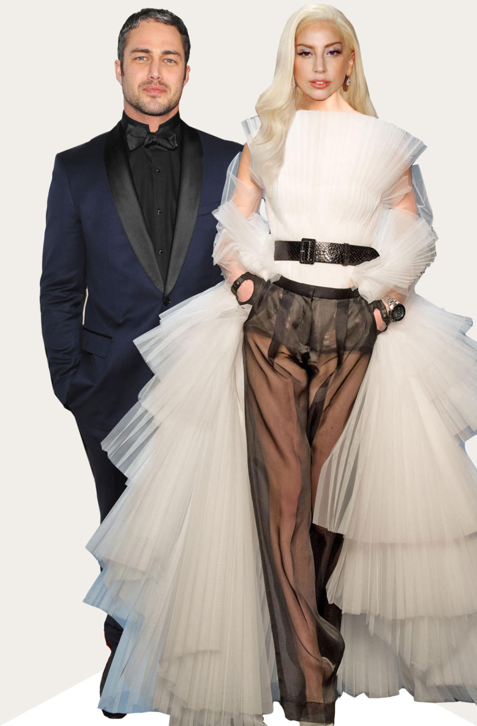 On the one hand, Gaga might wear this look grocery shopping. On the other, it’d make a fabulous wedding dress.