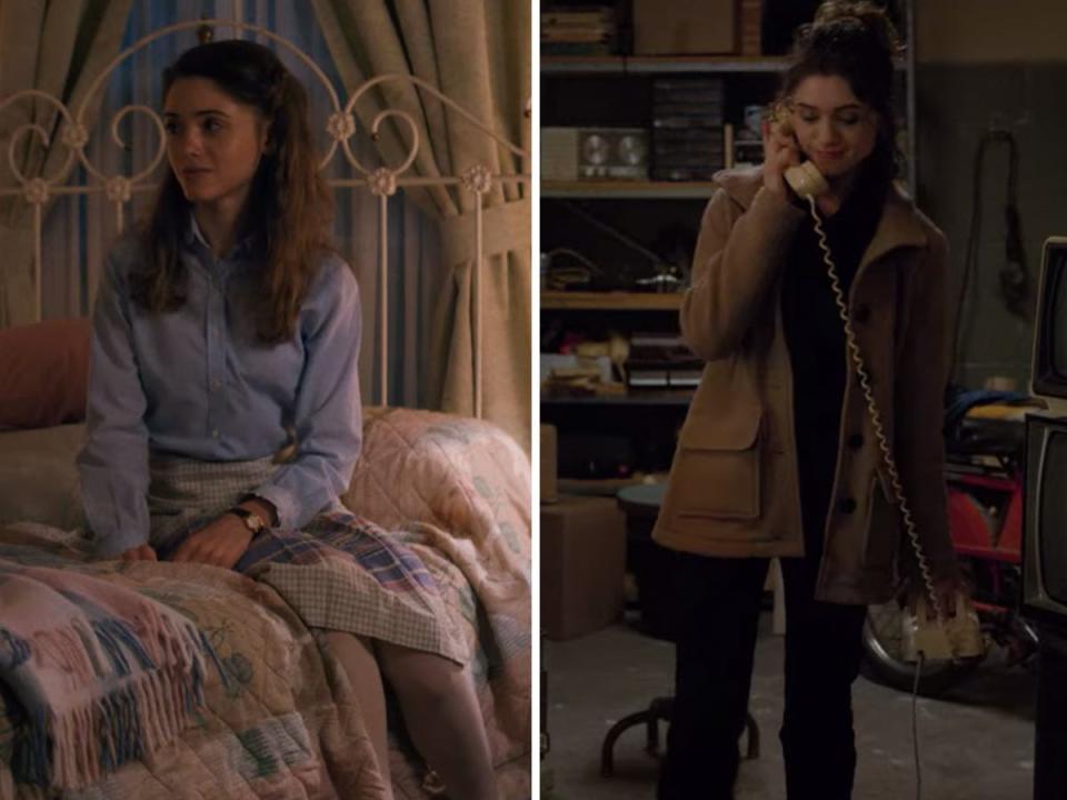 Nancy Wheeler in seasons one and two of "Stranger Things."