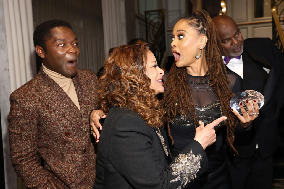 David Oyelowo, Debbie Allen, Ava DuVernay and Gil Robertson IV at the 15th Annual AAFCA Awards held at the Beverly Wilshire, A Four Seasons Hotel on February 21, 2024 in Beverly Hills, California.