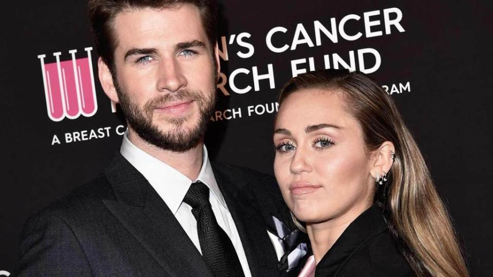 <p>Miley Cyrus is once again debunking split rumors with Liam Hemsworth on their 10-year anniversary and also sending a sweet message to the love of her life. The “She is Coming” singer wished her husband a happy anniversary on Tuesday while poking fun at recent tabloids who reported there could be trouble in paradise. “Happy […]</p> <p>The post <a rel="nofollow noopener" href="http://theblast.com/miley-cyrus-liam-hemsworth-10-year-anniversary/" target="_blank" data-ylk="slk:Miley Cyrus Pokes Fun at Liam Hemsworth Breakup Rumors on 10-Year Anniversary;elm:context_link;itc:0;sec:content-canvas" class="link ">Miley Cyrus Pokes Fun at Liam Hemsworth Breakup Rumors on 10-Year Anniversary</a> appeared first on <a rel="nofollow noopener" href="http://theblast.com" target="_blank" data-ylk="slk:The Blast;elm:context_link;itc:0;sec:content-canvas" class="link ">The Blast</a>.</p>