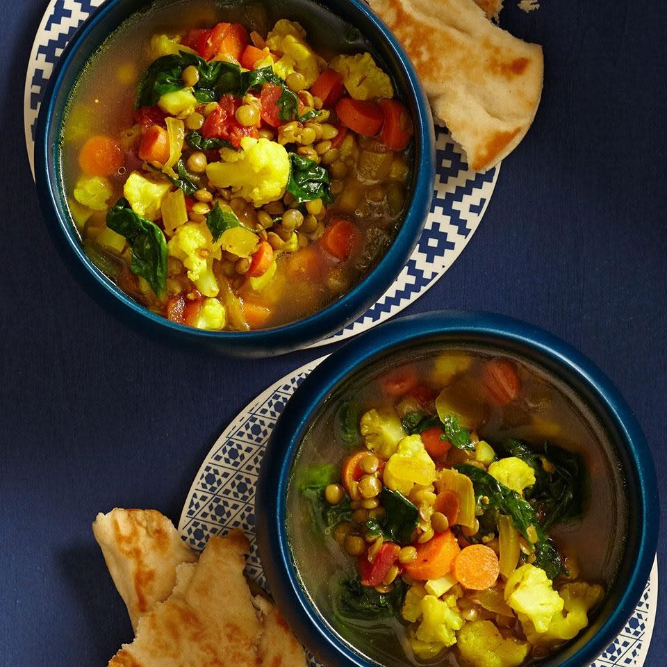 Slow-Cooker Moroccan Lentil Soup