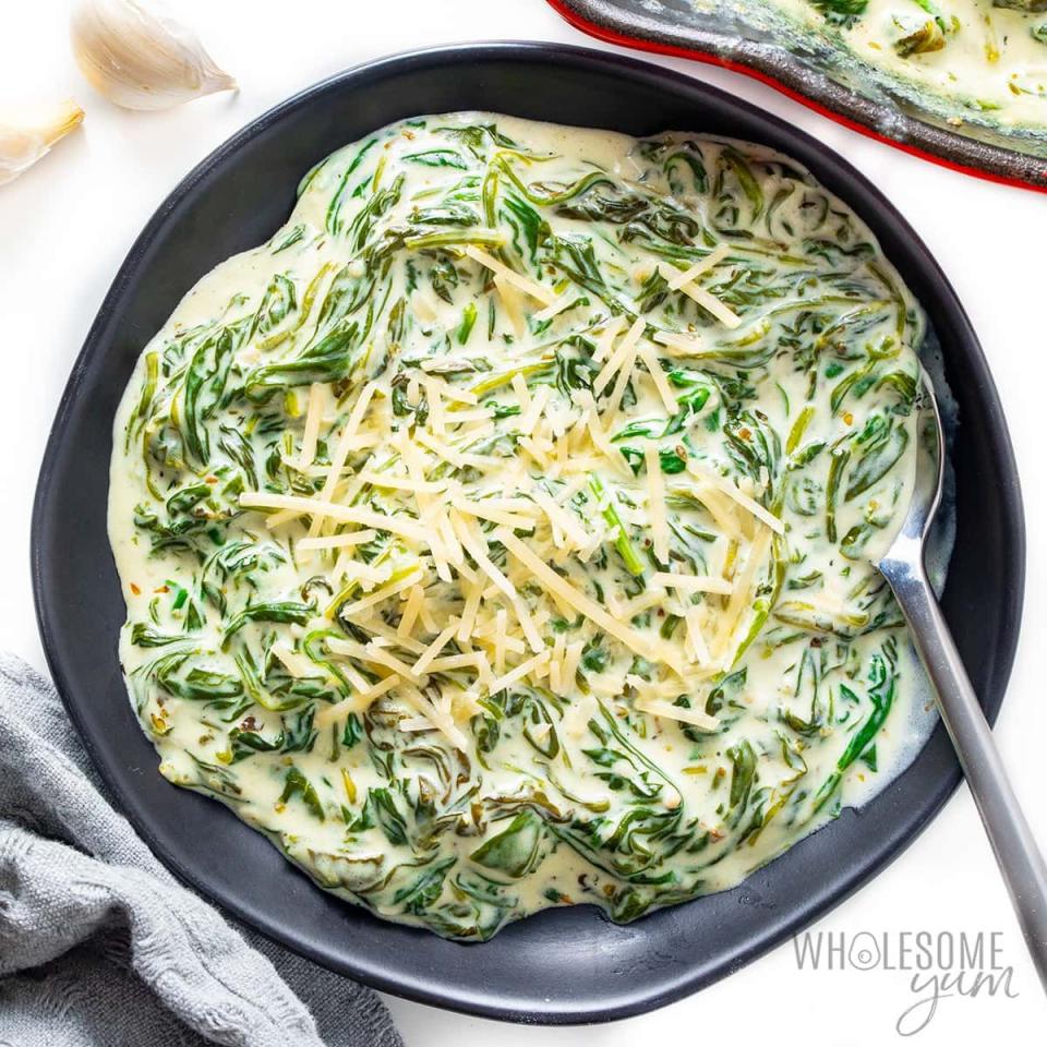 Keto Creamed Spinach