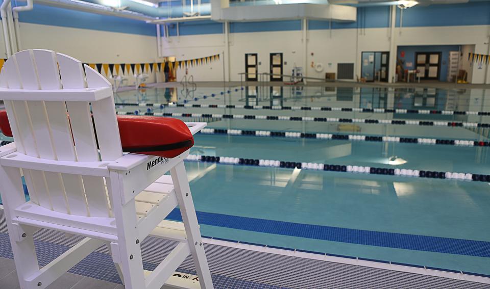 An indoor lap pool at the new Middletown YMCA -- the site, at 202 E. Cochran St., opens on September 18, 2023.