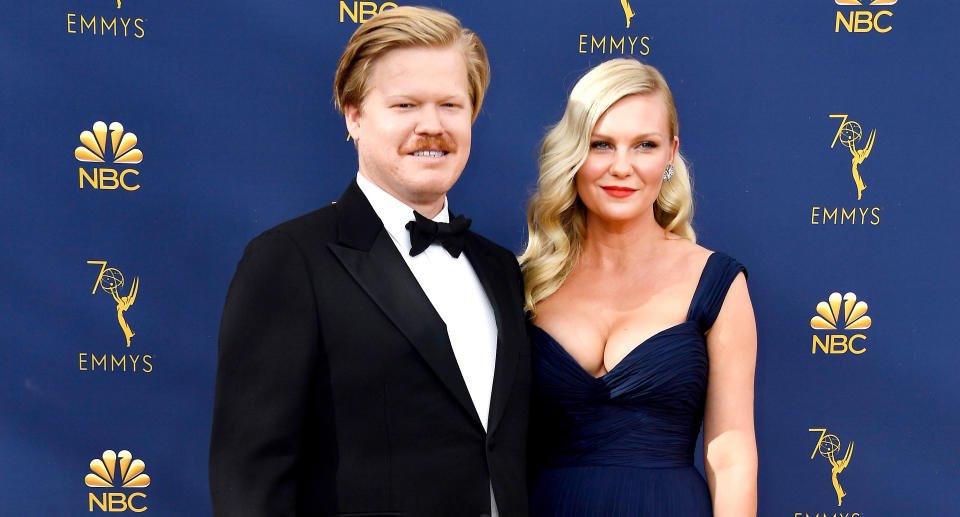 Jesse Plemons and Kirsten Dunst attend the 70th Emmy Awards at Microsoft Theater on Sept. 17, 2018, in Los Angeles. (Photo: Frazer Harrison/Getty Images)