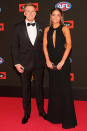 Sydney's Dan Hannebery alongside partner Katie Cody