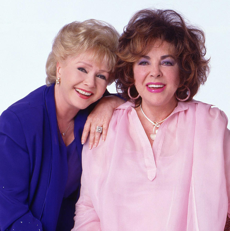 Eventually bygones were bygones for Debbie Reynolds and Elizabeth Taylor. (Photo: Timothy White/ABC via Getty Images)