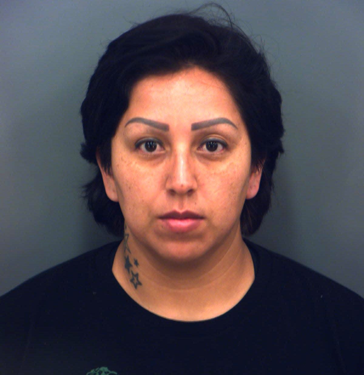 Maria Isabel Elizalde was arrested on a charge of abandoning/endangering a child with the intent to return after two young children were found allegedly wandering the streets on April 23 in Westway in western El Paso County.