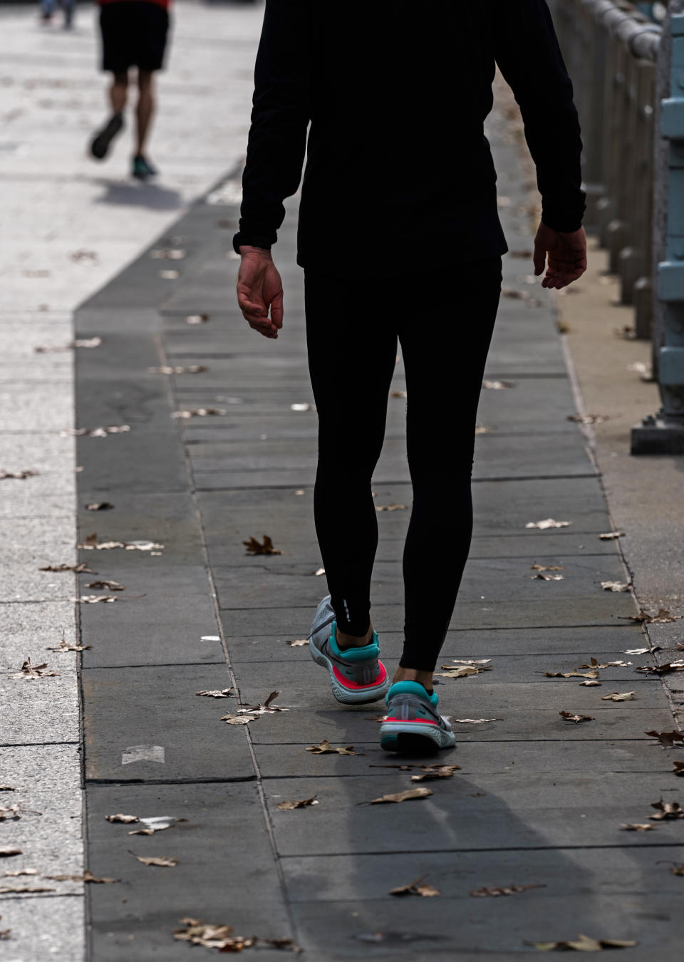 Personas hacen ejercicio en Nueva York, el 2 de diciembre de 2021. (Gabriela Bhaskar/The New York Times)