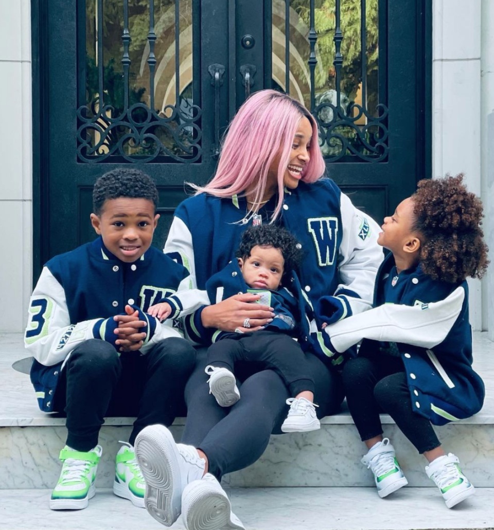 <p>Speaking to <a href="https://www.essence.com/celebrity/ciara-motherhood-business-love/" rel="nofollow noopener" target="_blank" data-ylk="slk:ESSENCE;elm:context_link;itc:0;sec:content-canvas" class="link "><i>ESSENCE</i></a> in 2018, the “Level Up” singer — who shares son Win Harrison, 9 months, and daughter Sienna Princess, 4 with husband Russell Wilson, as well as 6-year-old son Future Zahir with her ex-fiancé, rapper Future — opened up about slowing down to spend time with her family. </p> <p>“As an entertainer when you’re just going and going, and with business when you’re really driven, when you have days like Mother’s Day you take the moment to put all of that to the side and really be normal and embrace that special part of life,” she told the outlet. </p> <p>Reflecting on motherhood, she added, “Being a mom is not about doing what everybody else does. You might take some inspiration and advice, but it’s really about designing your own game plan.”</p>