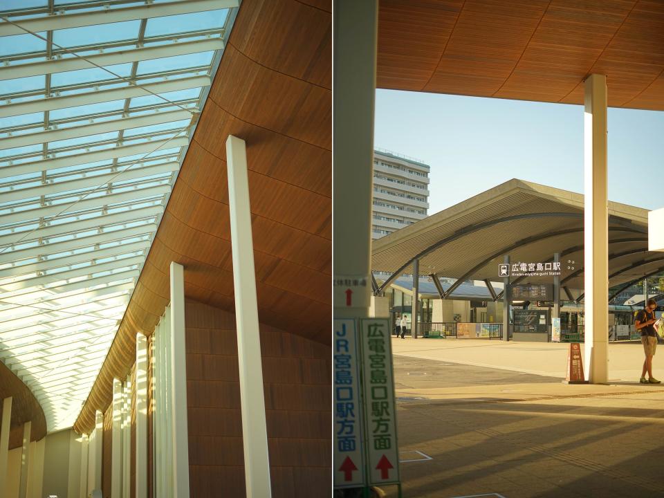 乾久美子建築設計事務所負責 Miyajima Ferry Terminal的整修。圖片來源：Shin Huang