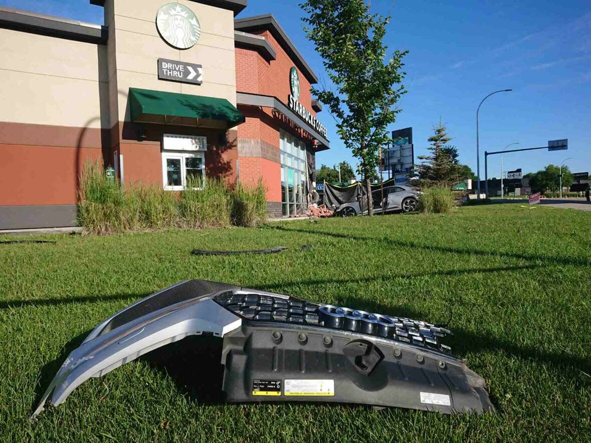 Three people were found dead after the vehicle crashed in south Edmonton in July 2020.  (Art Raham/CBC - image credit)