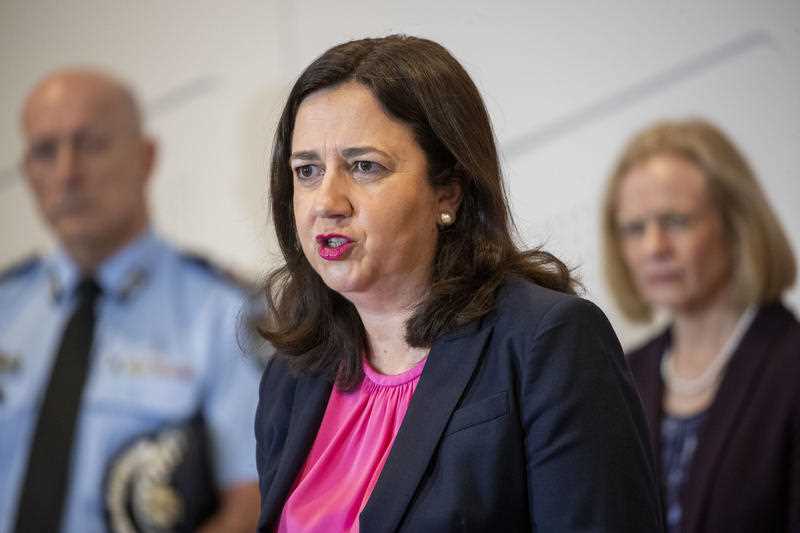 Queensland Premier Annastacia Palaszczuk is pictured.