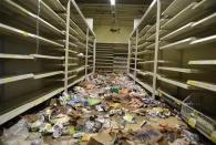 A view is seen inside a supermarket that was looted during a police strike in Salvador, Bahia state, April 17, 2014. REUTERS/Valter Pontes