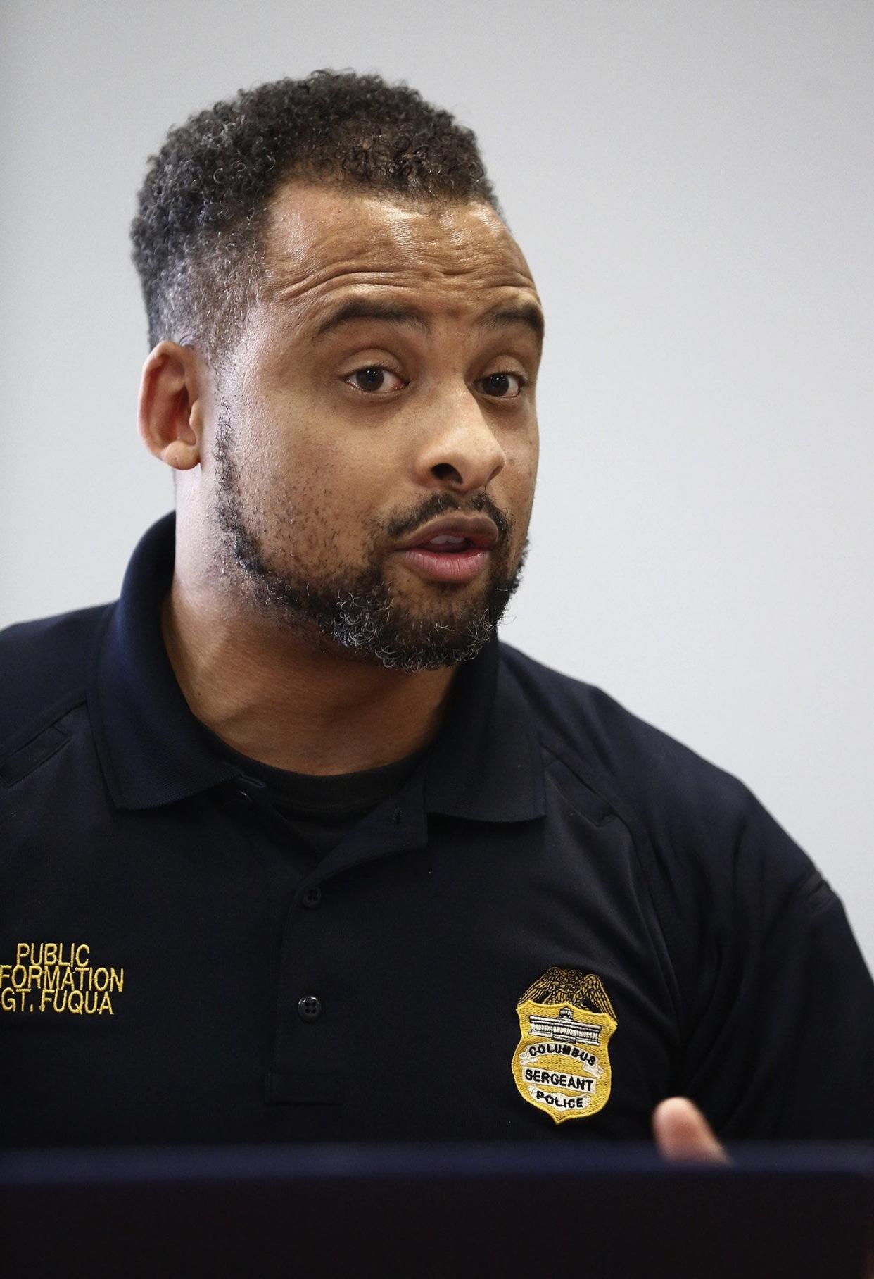 Sgt. James Fuqua had been serving as the Columbus Division of Police public information officer since October 2019 until he was abruptly removed from the position in June 2022.