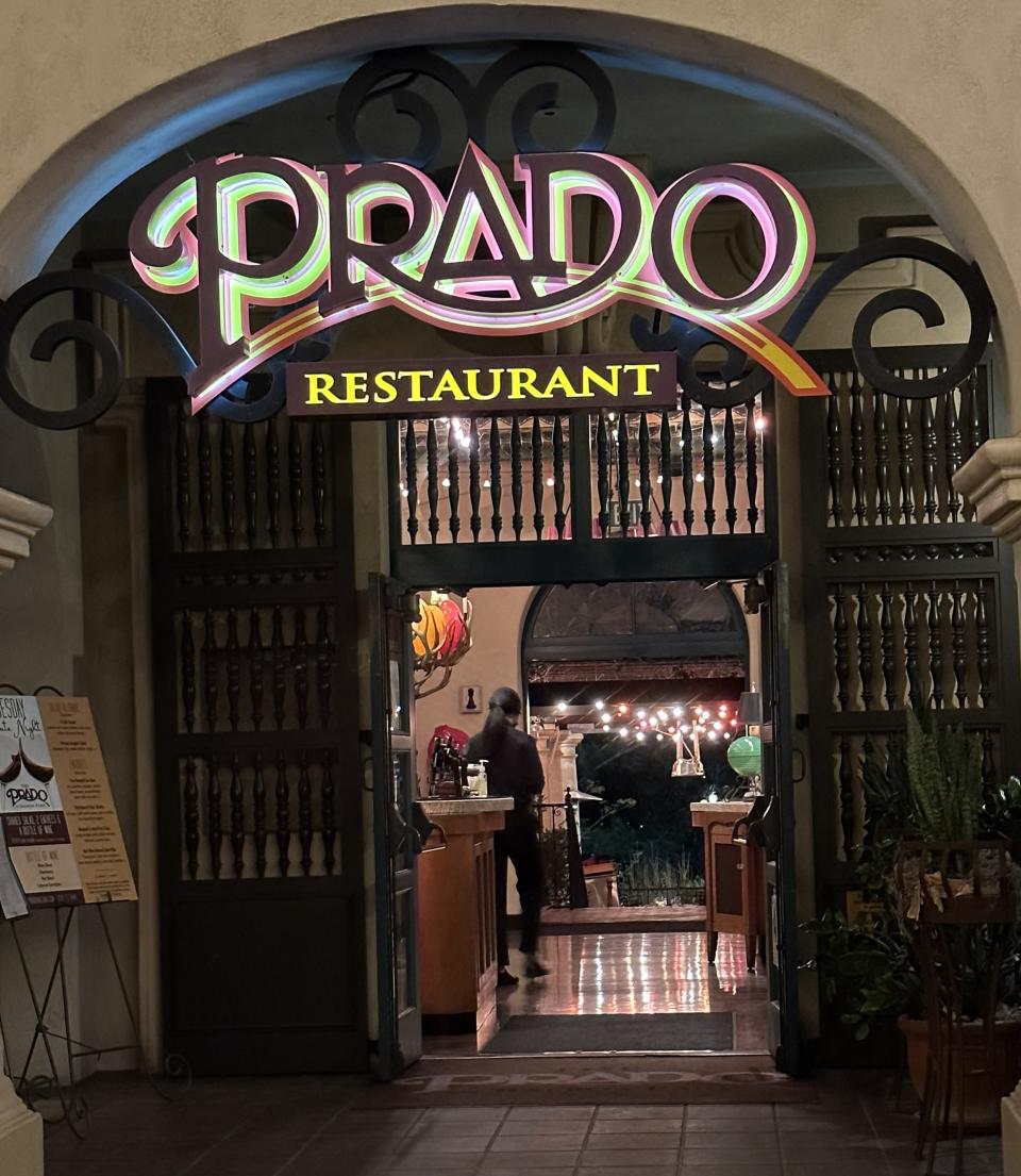 The entrance to Prado at Balboa Park