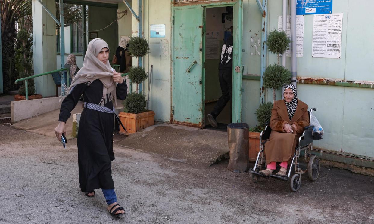 <span>A clinic run by Unrwa at Mar Elias camp for Palestinian refugees in Beirut. Unrwa runs about 150 sites across Lebanon on a budget of about $180m a year.</span><span>Photograph: Mohamed Azakir/Reuters</span>