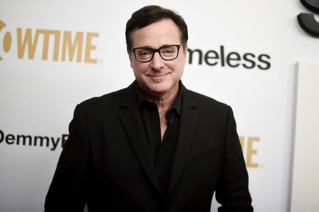 FILE – Bob Saget attends the “Shameless” FYC event at Linwood Dunn Theater on Wednesday, March 6, 2019, in Los Angeles. Saget, a comedian and actor known for his role as a widower raising a trio of daughters in the sitcom “Full House,” has died, according to authorities in Florida, Sunday, Jan. 9, 2022. He was 65. (Photo by Richard Shotwell/Invision/AP, File) (AP)