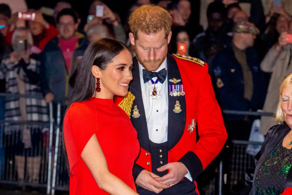 Meghan et Harry radieux