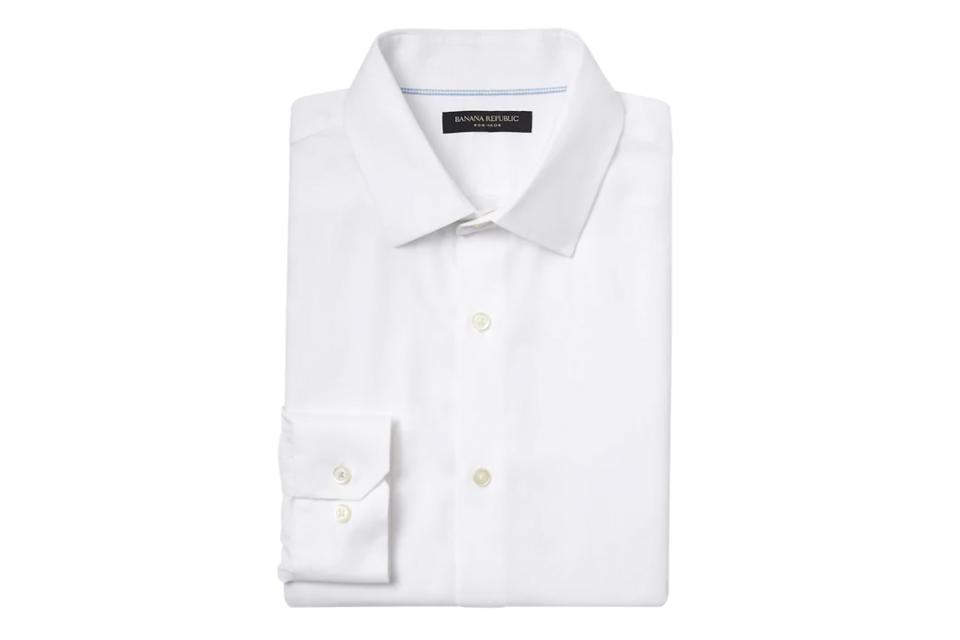 Banana Republic slim-fit non-iron dress shirt (was $80, 63% off)