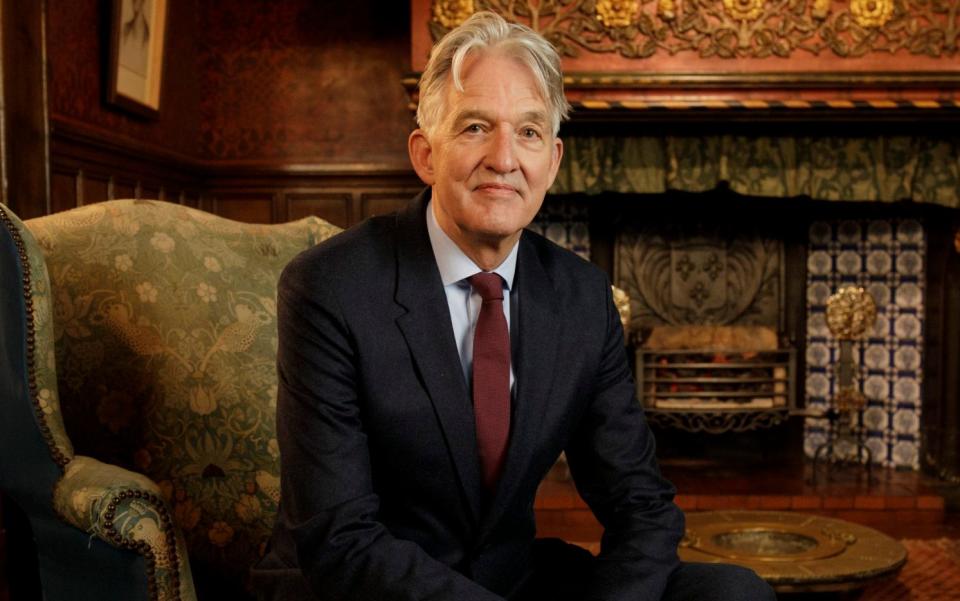 Rene Olivieri, chairman of the National Trust photographed in the parlour at Wightwick Manor in Wolverhampton.