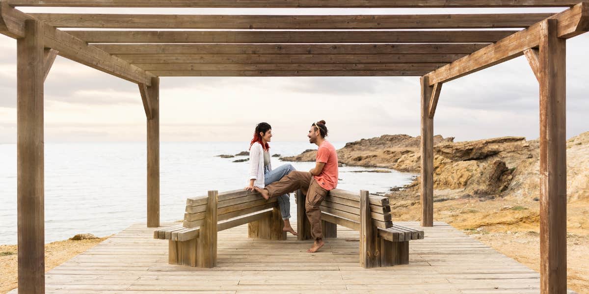 beach couple