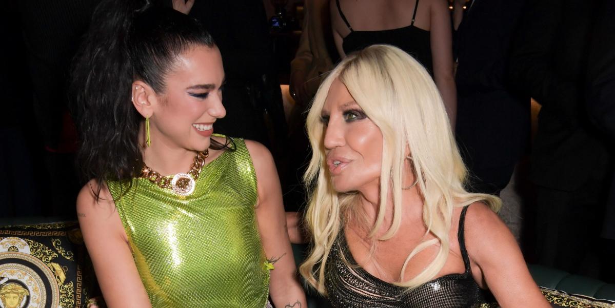 Dua Lipa reveals how she bonded with designer Donatella Versace