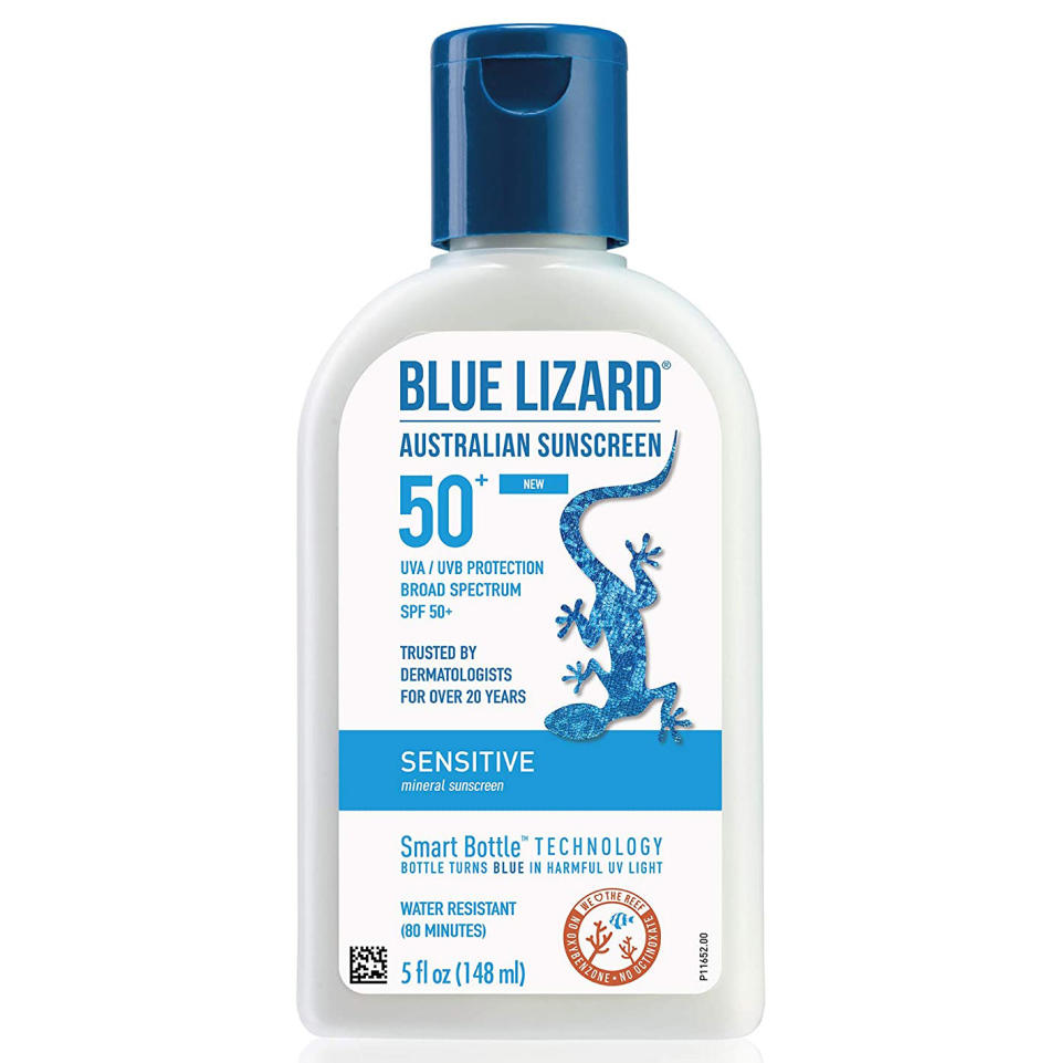 best sunscreen with zinc - Blue Lizard Sensitive Mineral Sunscreen SPF 50