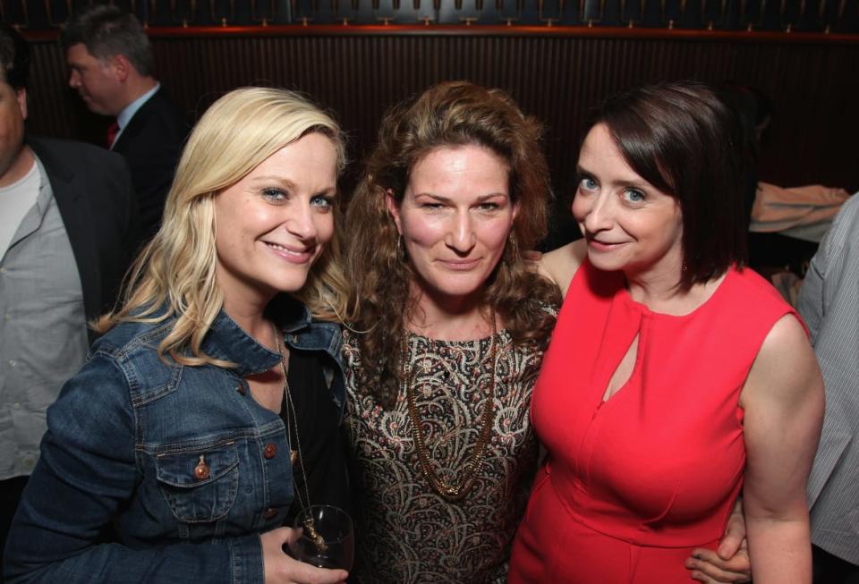 <div class="inline-image__caption"><p>Amy Poehler, Ana Gasteyer and Rachel Dratch </p></div> <div class="inline-image__credit">Donald Bowers/Getty</div>