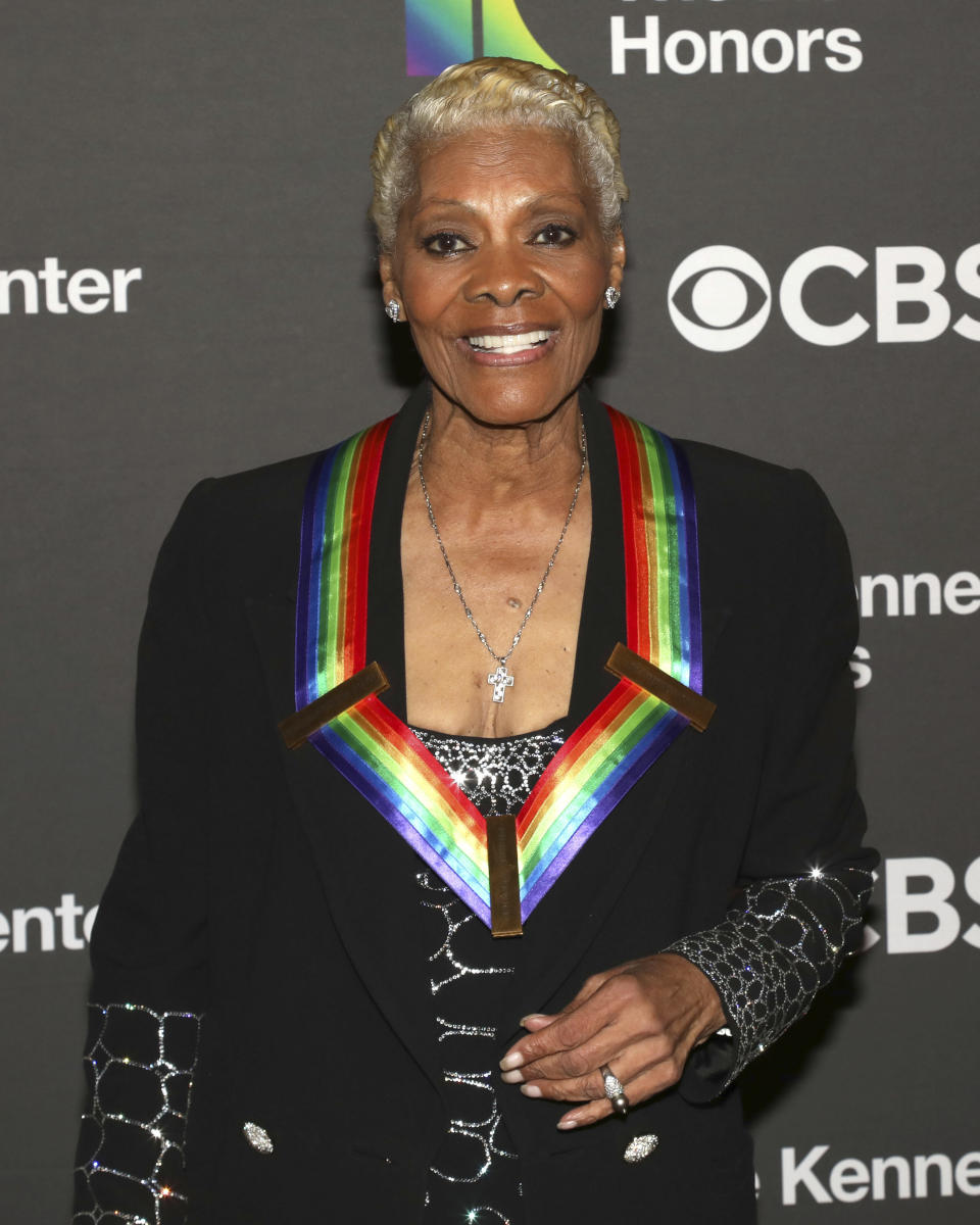 2023 Kennedy Center Honoree Dionne Warwick arrives at the Kennedy Center Honors on Sunday, Dec. 3, 2023, at The Kennedy Center in Washington. (Photo by Greg Allen/Invision/AP)