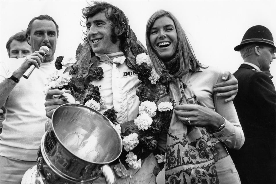 Jackie & Helen Stewart At Grand Prix Of Great Britain