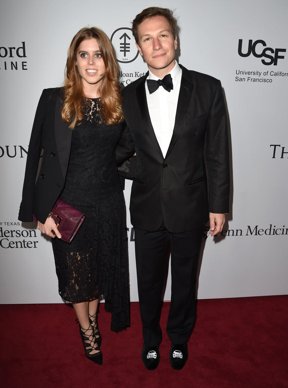 Princess Beatrice and her former boyfriend Dave Clark at a charity gala in 2016 [Photo: Getty]