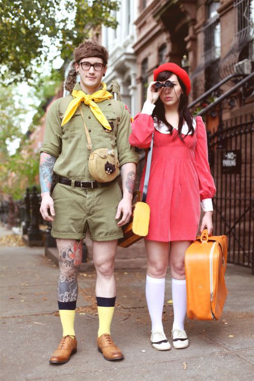 couples halloween costumes sam and suzy from 'moonrise kingdom'