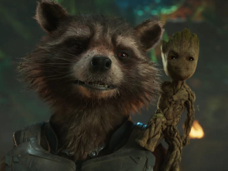 baby groot rocket