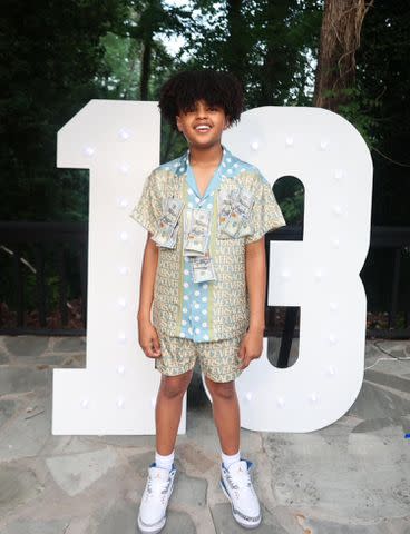 <p>Freddy O</p> Phaedra Parks' son Ayden on his 13th birthday on May 26, 2023. Photo by Freddy O.