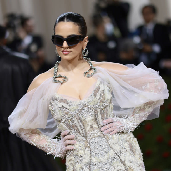 Rosalía en la pasada edición de la Met Gala credit:Bang Showbiz