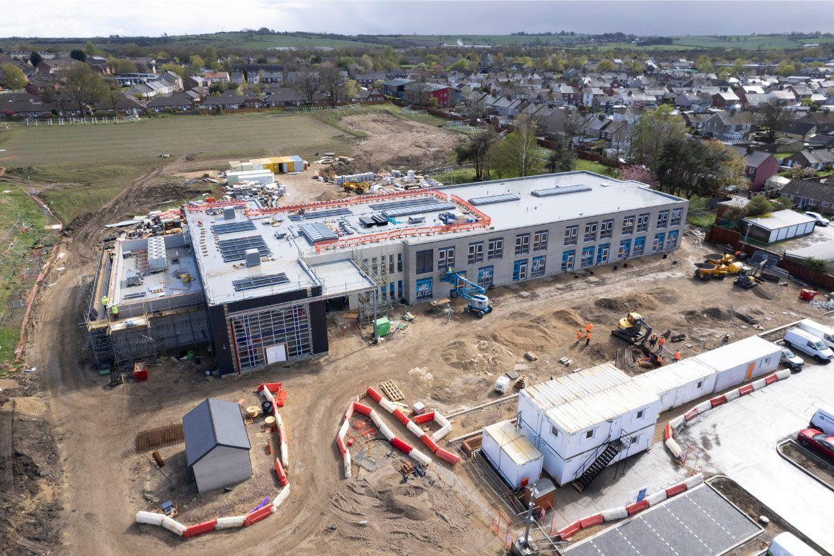 Latest progress on Springmoor Grange School in Spennymoor Credit: ESH CONSTRUCTION <i>(Image: Esh Construction)</i>