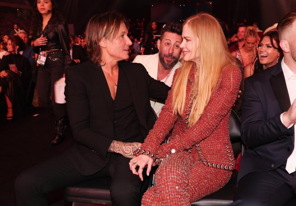 EXCLUSIVE ACCESS: Keith Urban and Nicole Kidman at the 58th Academy of Country Music Awards from Ford Center at The Star on May 11, 2023 in Frisco, Texas.