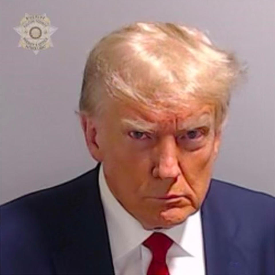 Imagine: Fostul președinte Donald Trump a fost rezervat la închisoarea din comitatul Fulton din Atlanta pe 24 august 2023. (Oficiul șerifului din comitatul Fulton)